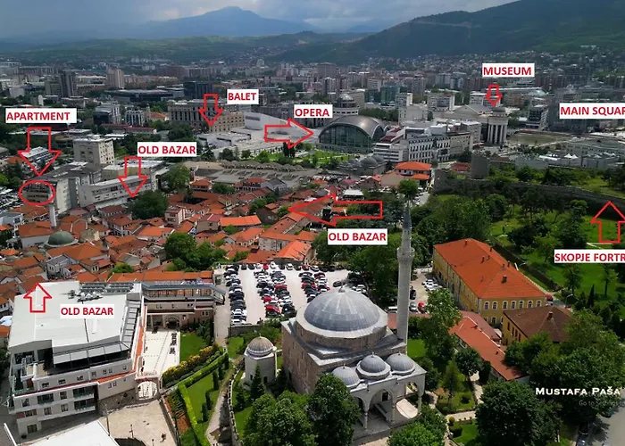 Апартаменты Bazar Charm- Cozy Urban Retreat In Historic Heart Скопье